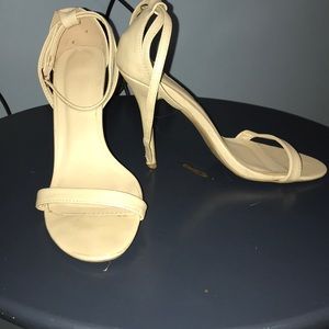 Nude Strappy Heels